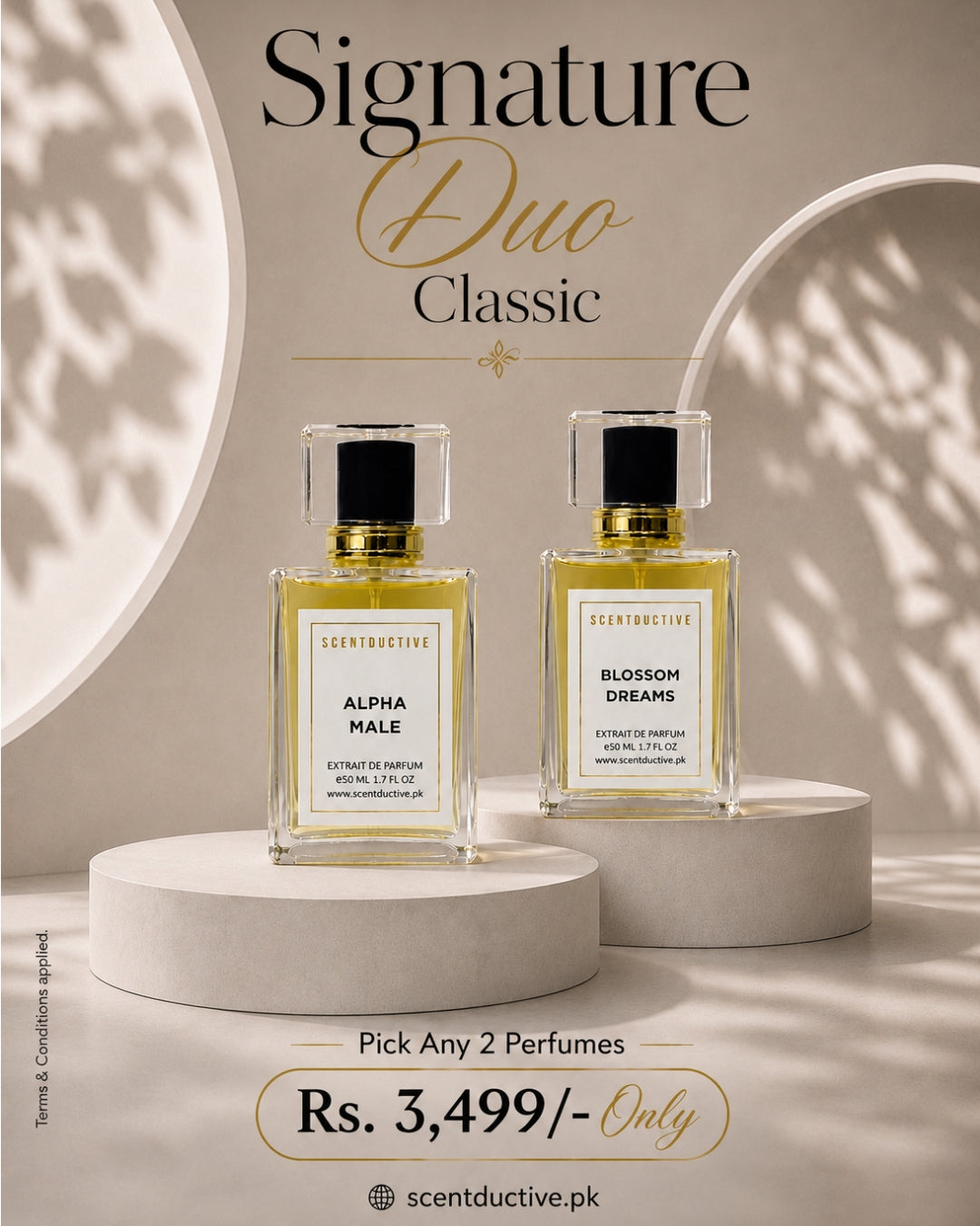 Signature Duo Classic – Choose Any Two 50ml Perfume